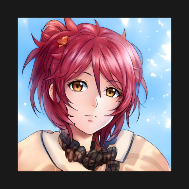 Red Hair Anime Girl by animegirlnft