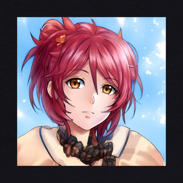 Red Hair Anime Girl by animegirlnft