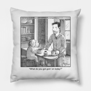 Morning Plans Pillow