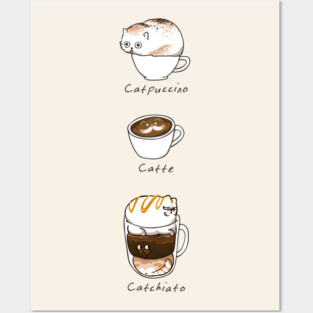 Coffee Right Meow Posters and Art