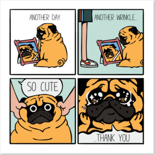 Another Wrinkle Pug Posters and Art