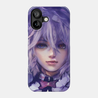 Purple Hair Anime Girl Phone Case