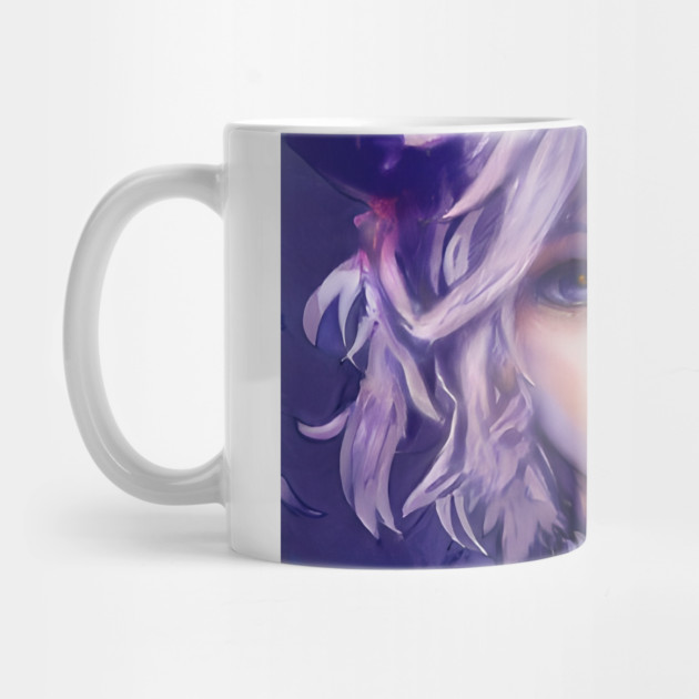 Purple Hair Anime Girl by animegirlnft