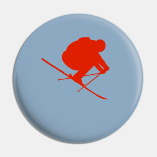 Skier Pin
