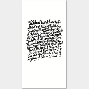 Charles Dickens Novels Posters and Art