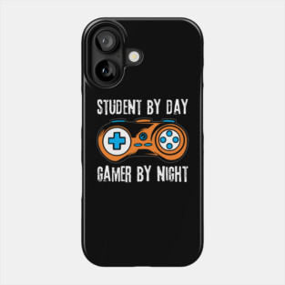 Student By Day Gamer By Night Phone Case