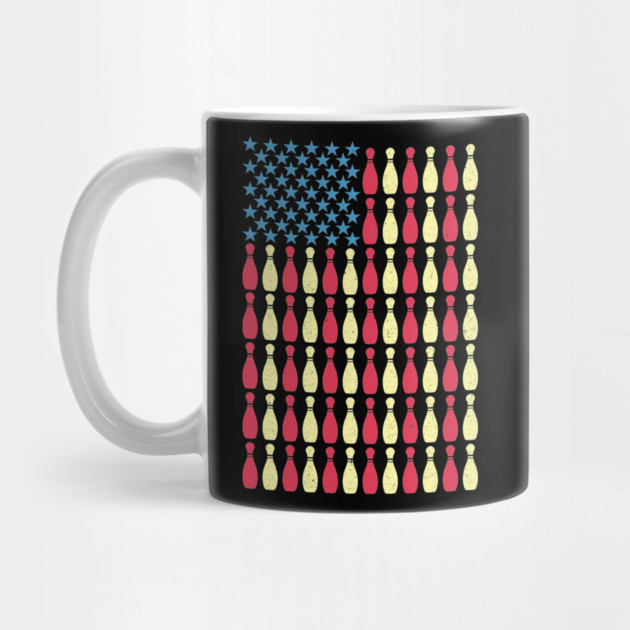Patriotic Bowling US Flag Gift by The WYLD Tribe
