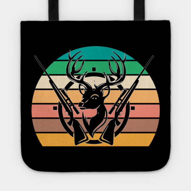 Retro Deer Hunting Gift Tote by The WYLD Tribe