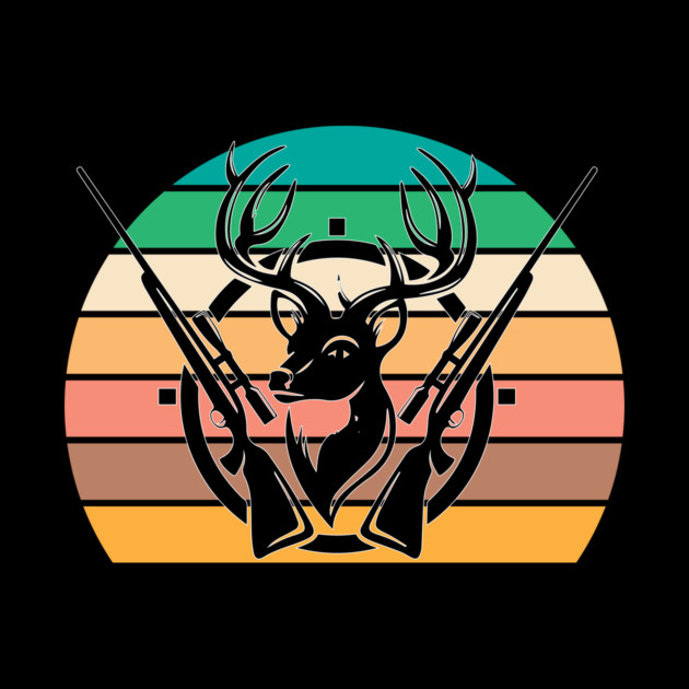 Retro Deer Hunting Gift by The WYLD Tribe