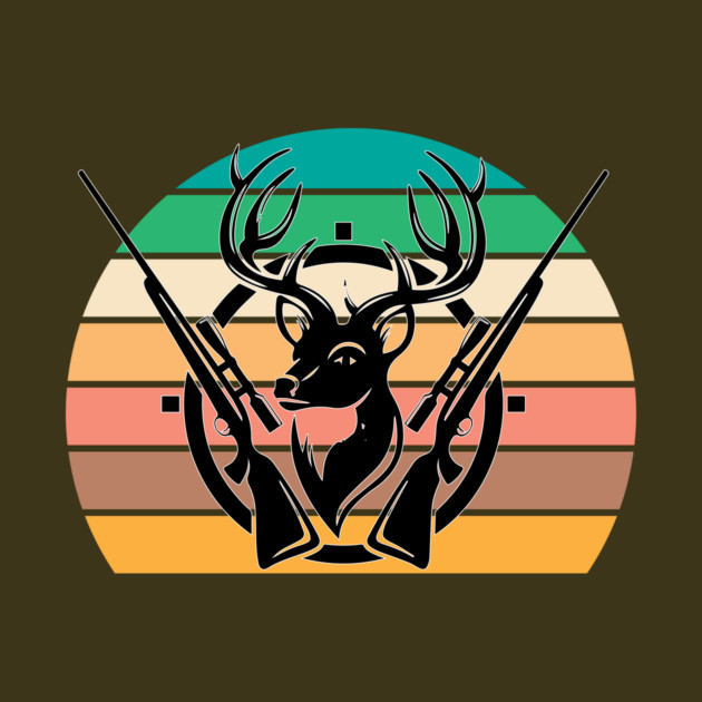 Retro Deer Hunting Gift by The WYLD Tribe