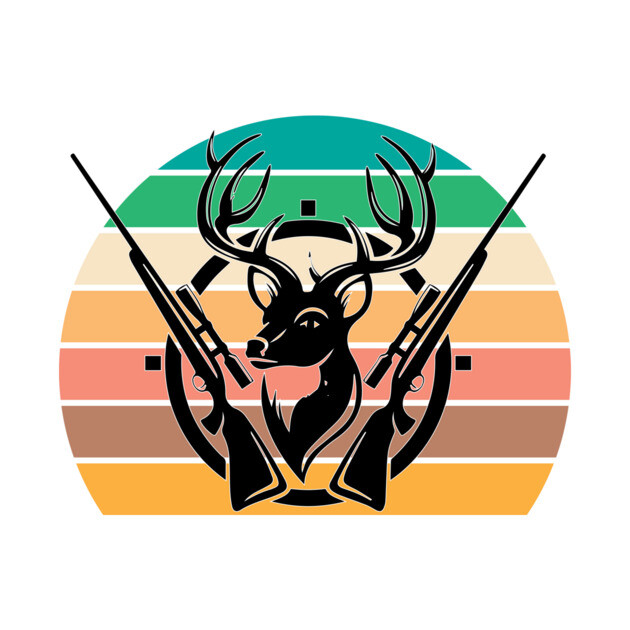 Retro Deer Hunting Gift by The WYLD Tribe