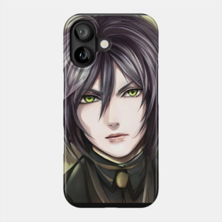 Black Hair Emo Anime Boy Phone Case