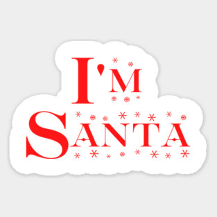I'm Santa v1 Sticker