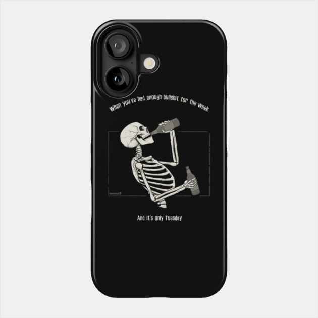 Twofer Tuesday Phone Case by Tommy Devoid