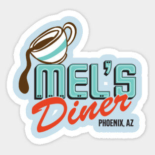 Mel's Diner Sticker