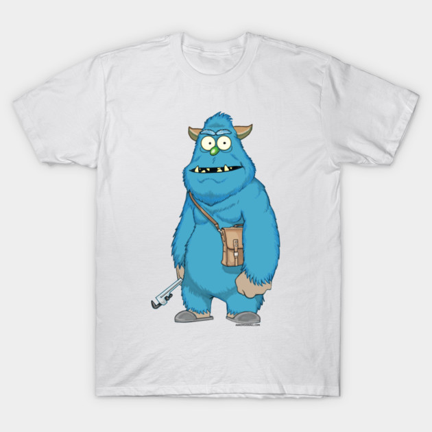 Amos the Mechanic T-Shirt by Aaron Siddall