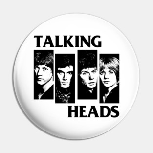 Talking Heads // Original Punksthetic Fan Art Design Pin