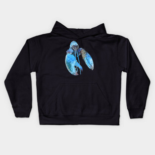 Blue Lobster JUMPSCARE Kids Hoodie