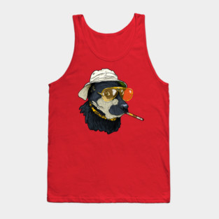 Hunter S Thompson Dog Tank Top