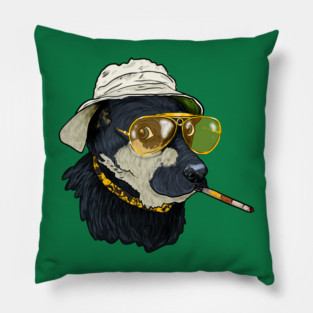 Hunter S Thompson Dog Pillow