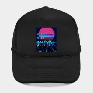 night city aesthetic department Hat