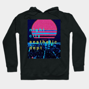 night city aesthetic department Hoodie
