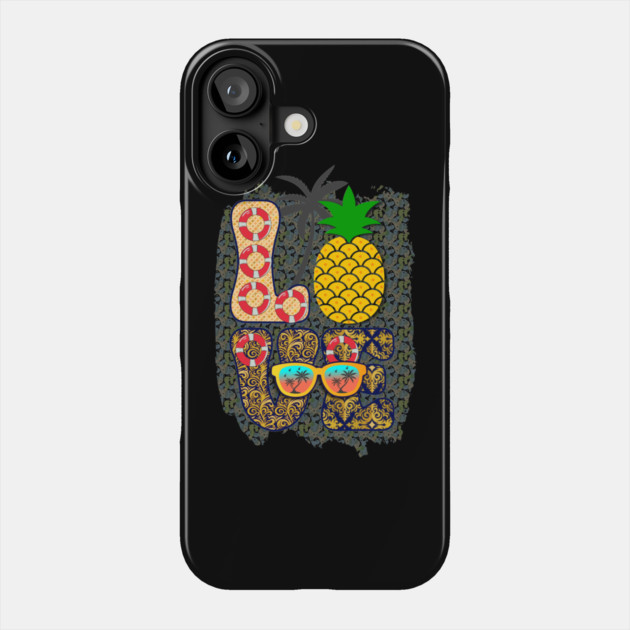 Love Pineapple Summer Gift Phone Case by The WYLD Tribe