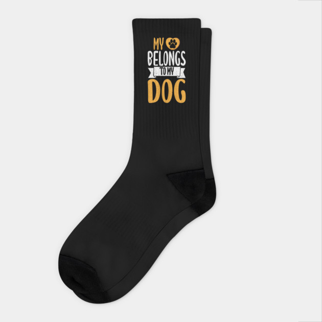 My Heart Belongs To My Dog Socks by The WYLD Tribe