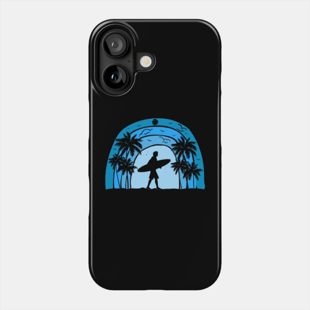 Surfing Beach Gift Phone Case by The WYLD Tribe
