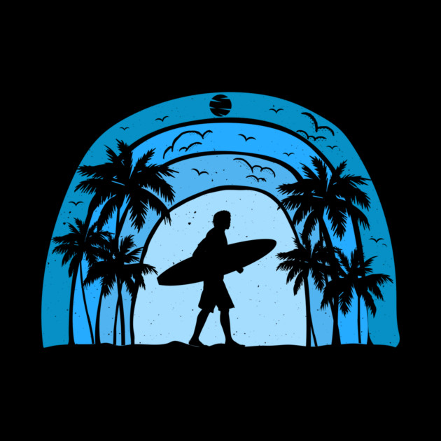 Surfing Beach Gift by The WYLD Tribe