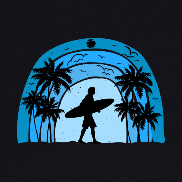 Surfing Beach Gift by The WYLD Tribe