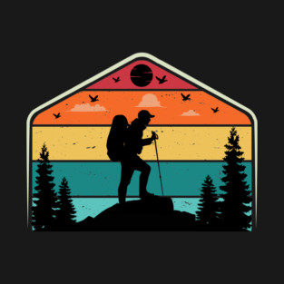 Retro Hiking Gift T-Shirt