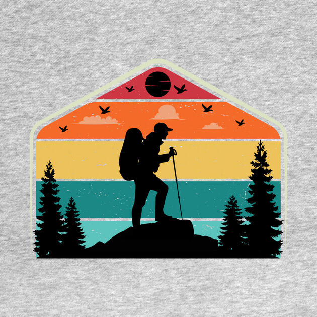 Retro Hiking Gift by The WYLD Tribe