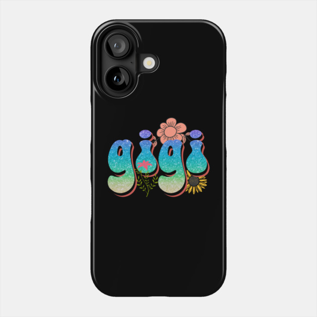 Retro Gigi Floral Gift Phone Case by The WYLD Tribe