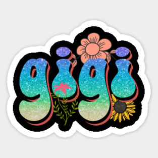 Retro Gigi Floral Gift Magnet