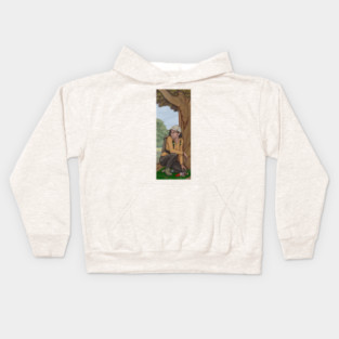 Mystery in the woods Kids Hoodie