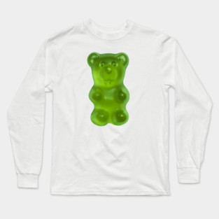 gummy bear (green) Long Sleeve T-Shirt