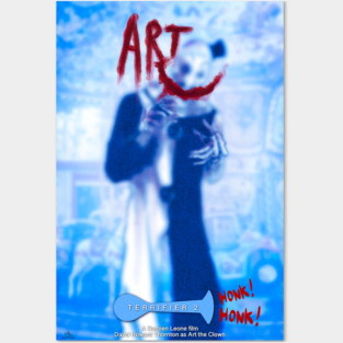 Art The Clown Poster in TDK style Posters and Art