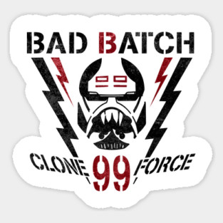 The Bad Batch Clone Force 99  #TheBadBatch #CloneForce99 Sticker