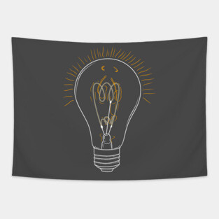 Lightbulb Tapestry
