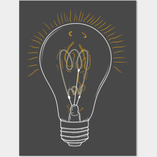 Lightbulb Posters and Art