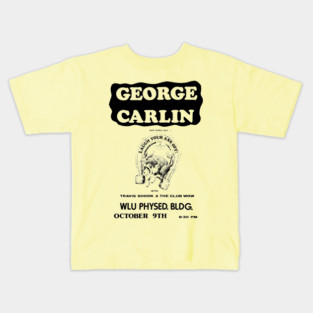 George Carlin Retro Poster Kids T-Shirt
