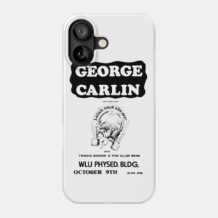 George Carlin Retro Poster Phone Case