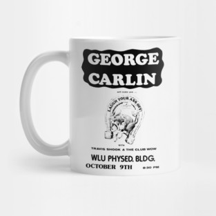 George Carlin Retro Poster Mug
