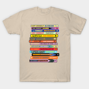 Vonnegut Book Stack T-Shirt