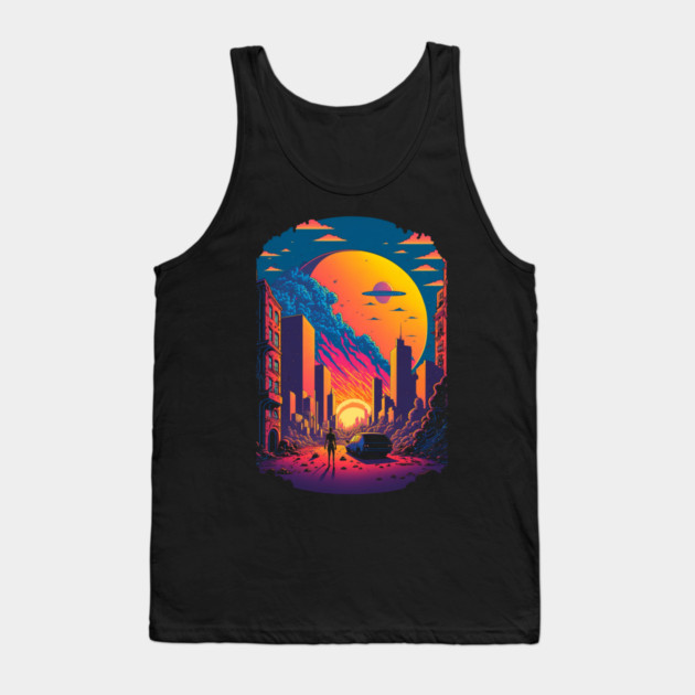 Mandela Effect Apocalypse Tank Top by TreemanMorse