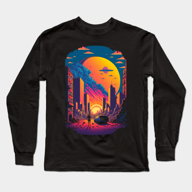Mandela Effect Apocalypse Long Sleeve T-Shirt by TreemanMorse
