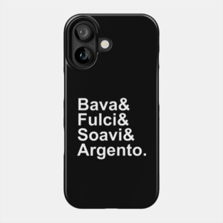 italian horror directors 2 Phone Case