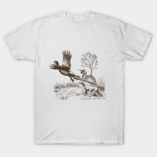 Hunting pheasant with GSP T-Shirt