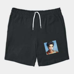 Black Hair Anime Boy Shorts